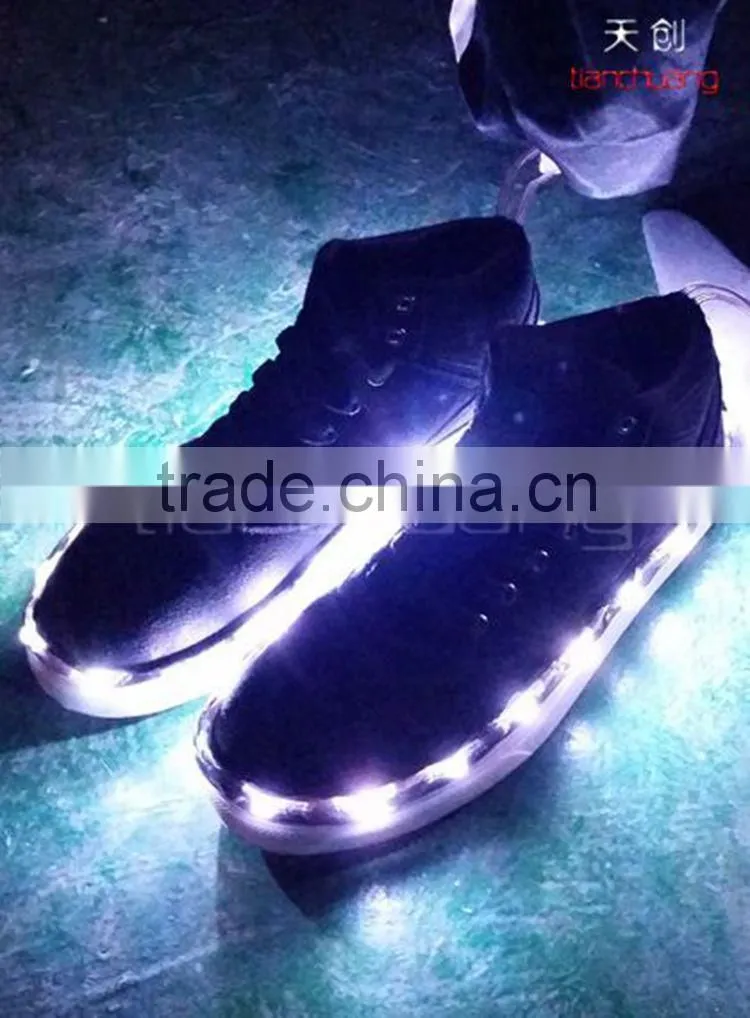 adult stage led flash shoes/full color shoes led/Event shoes light led