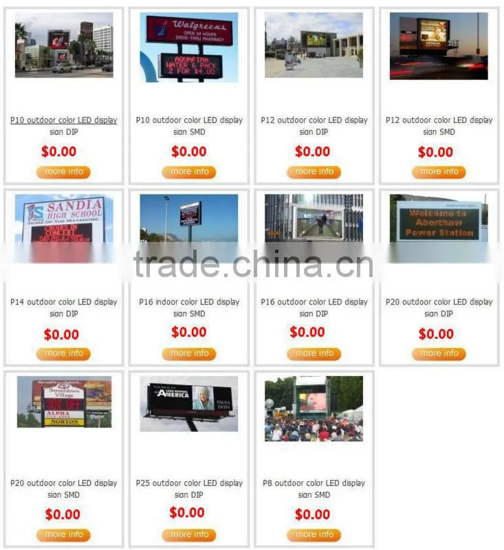 Asram 32X128pixel P7.62mm red green indoor dot matrix led message display sign with scrolling moving text