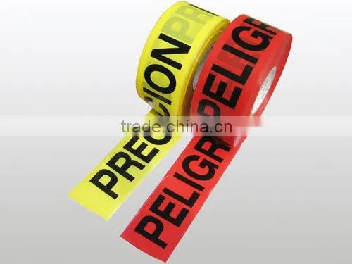 PE Colorful Warning Adhesive Tape