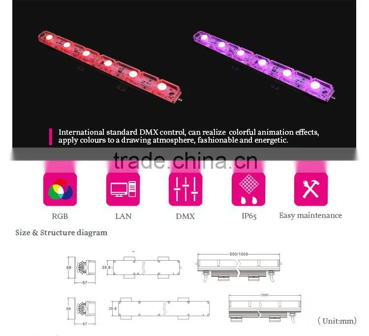 waterproof flood lighting LED building wall washer