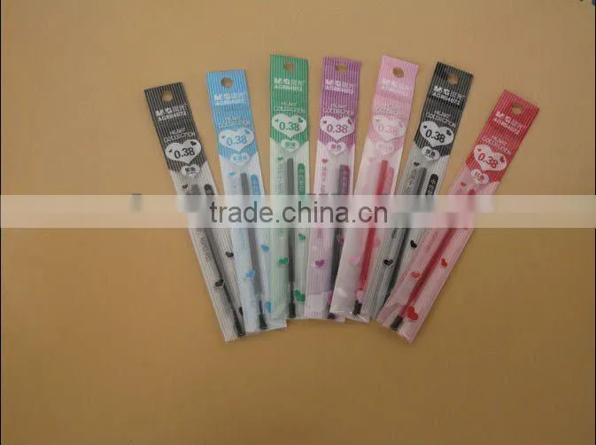 BOPP colorful cute self adhesive stationery packaging bag with header
