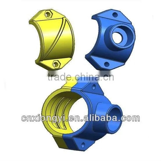 Plastic pipe fitting mould