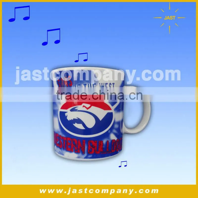 2014 Music Sound Mug For Football, Gift Ceramic Musical Coffee Mugs Wholesale, High Quality Promotion Fancy Musical Coffee Mugs