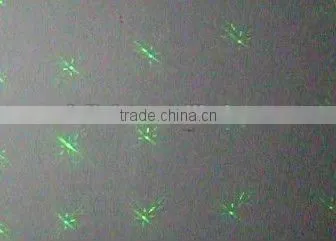 red and green laser light