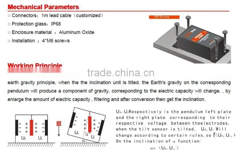SCA116T Low Cost Digital Level Inclinometer Angle Gauge Protractor +/-180deg(0-360deg)
