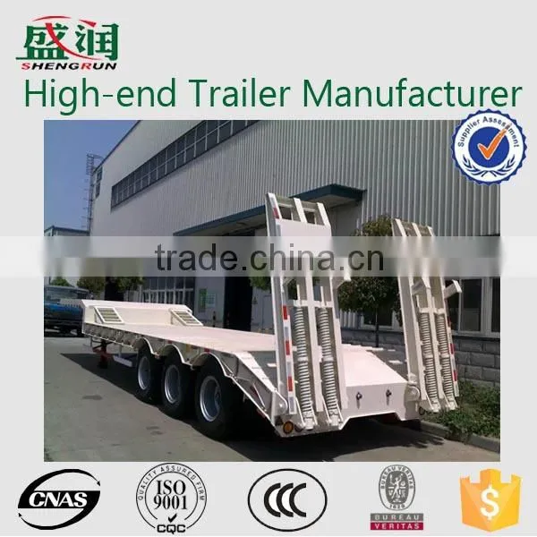 Hot Selling Low Boy Trailer,Tri-axle Semi Trailer