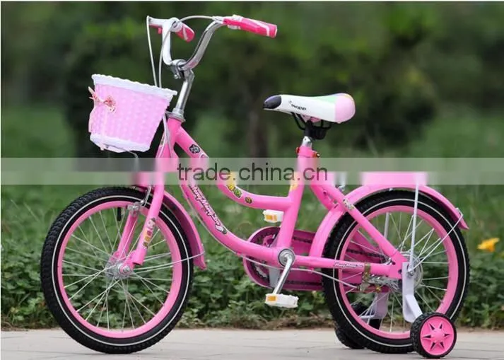 14-Inch Bicycle Children Learn Bicycle Child Princess Baby Bike Steel Bike For Ages 3-6 Years Old Beige toys Children