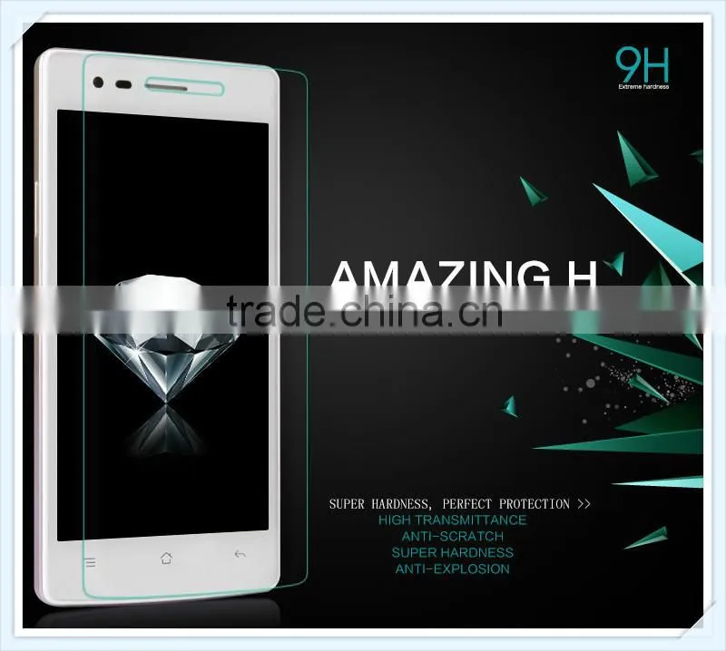 Best selling tempered glass screen protector for OPPO R831T,9H,2.5D, tempered glass screen protector