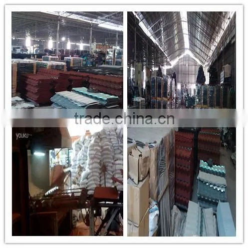 Bent Tiles Type and Al-Zn steel (Galvanized sheets) Material Aluzinc roof/stone coated roof tile for africa market