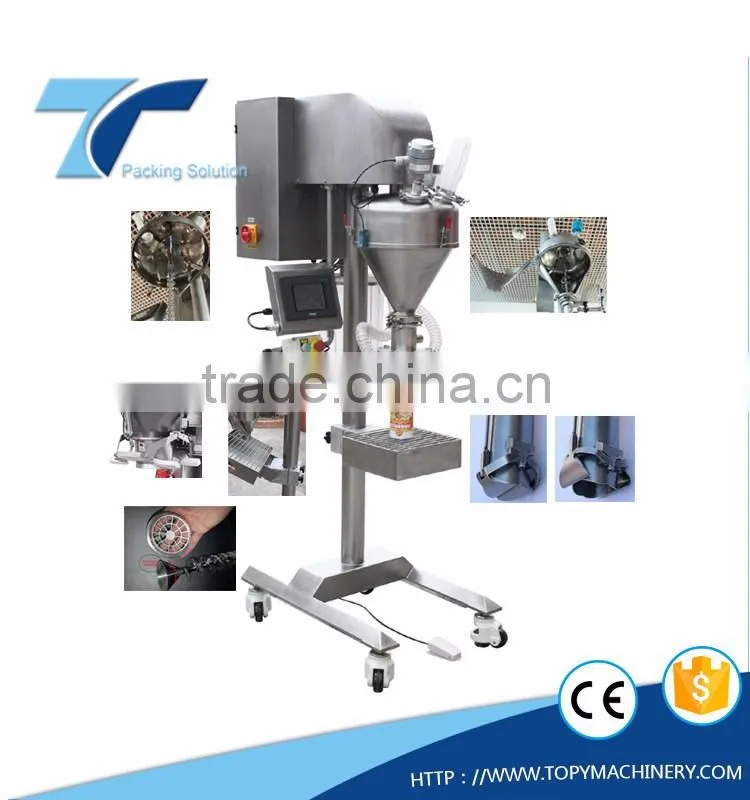 TOPY-PAF550 Semi-automatic Milk Powder Dosing Packing Machine, Auger Filling Machine, Auger Filler