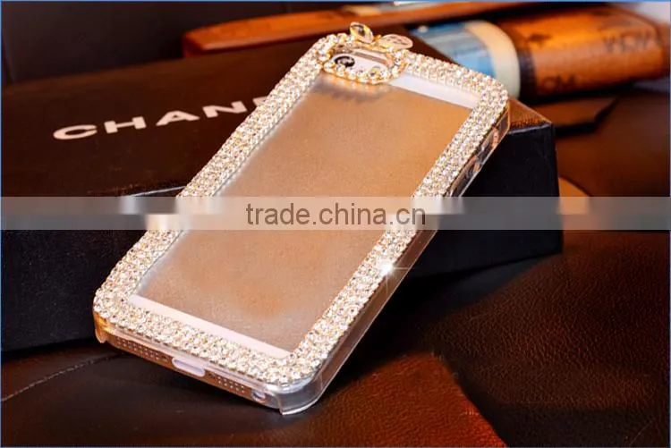 Special for Lady ! Diamond Luxury Crystal cell phone TPU case covers for iphone 5/5s