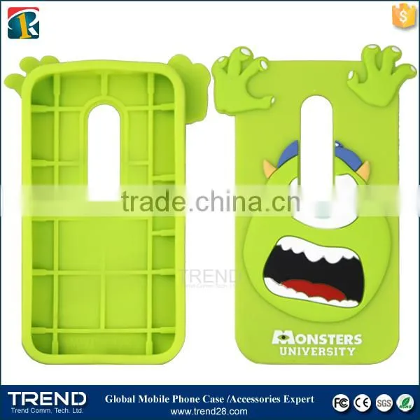 for moto G3 monster cartoon silicon phone case