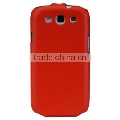 leather flip case for Samsung Galaxy S3 - Flip Top Type (Black) GT-i9300