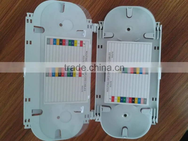 installable in splice enclosure 24 port/core ABS optical fiber splice tray