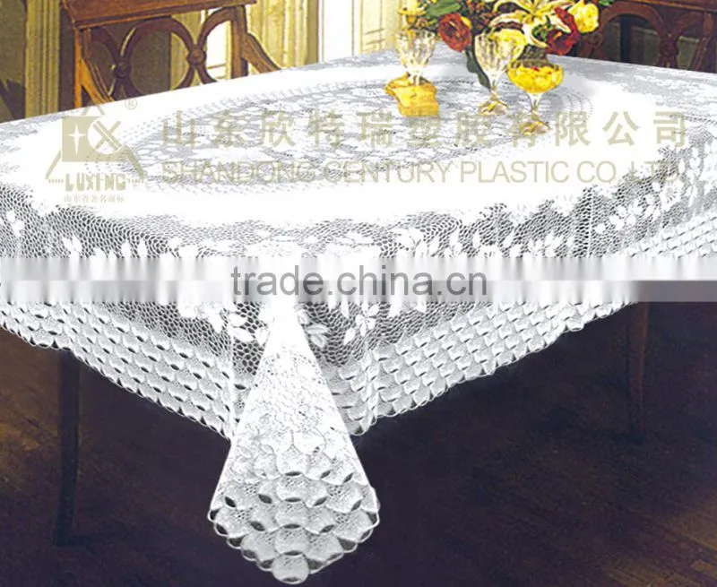 CROCHET VINYL TABLE CLOTH - ZT-378 137X182CM