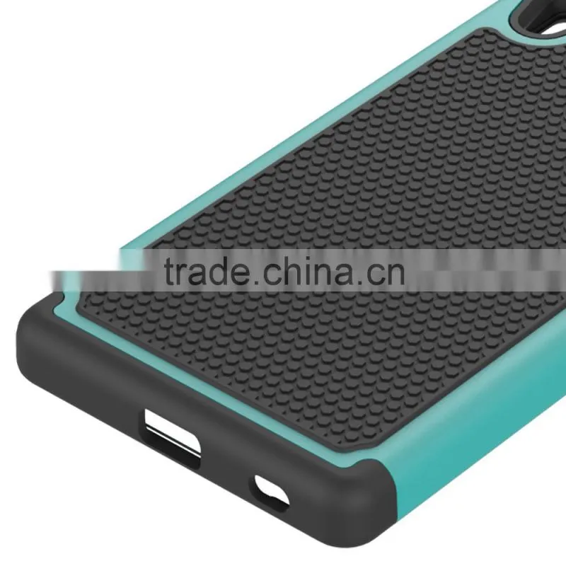 New arrival Football texture rugged silicone pc back cover protective case moblie phone case for sony xperia z5 alibaba china