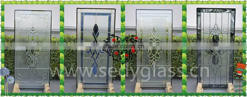CLASS DESIGN wrought iron glass door for modern decoration
