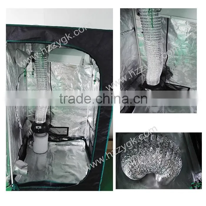 Wholesale 210D/600D Mylar Outdoor/Indoor Greenhouse Vegetable Plant Hydroponic Growing Tent Kits