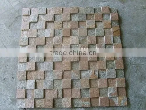 Yellow slate stone with rock prices