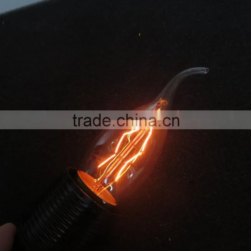 Vintage filament Edison bulb C35