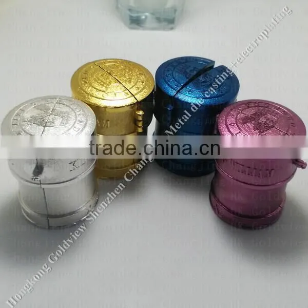 silver color fashion metal perfume package cap,Custom-made different finishing diecast zinc alloy perfume bottle caps