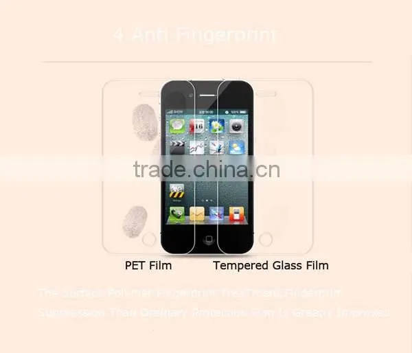 Smooth touch screen protective film for mobile phone,premium tempered glass film for iphone