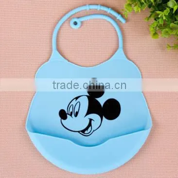 2014 New design Washable baby silicone bibs