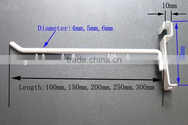 Gridwall white powder coating accessories mesh hook