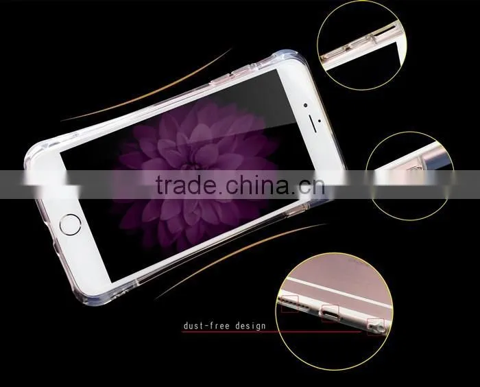 Air Cushion Shockproof Transparent TPU Mobile Phone Cover Case