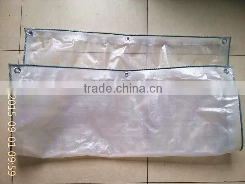 Clear transparent pe laminated fabric grape tree cover