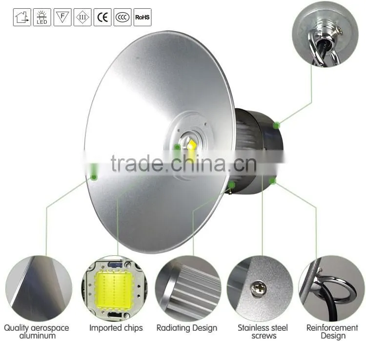 Led linear high bay light ip65, industrial 100w 200w led high bay light