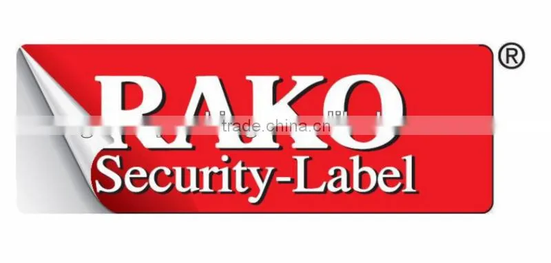High Quality PET Security Label