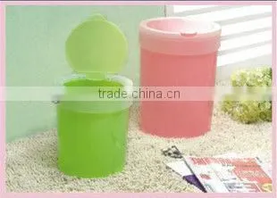 high quality good design different colour candy color plastic dustbin mould