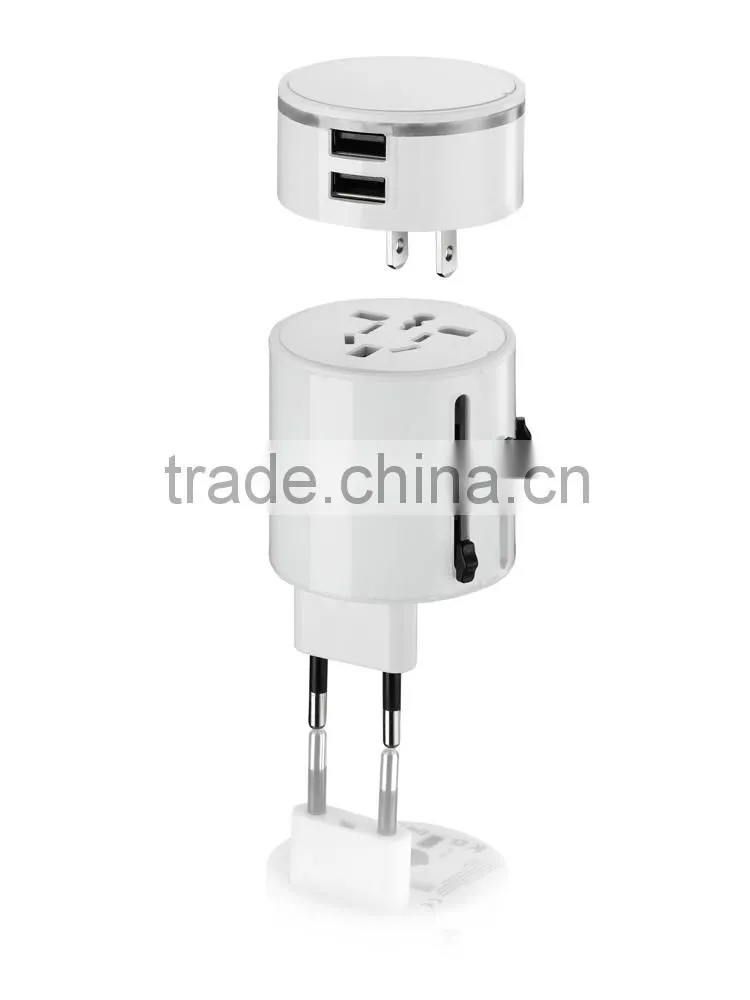 JIUSAHNG double USB3100ma multi usb adapter multi tool adapter