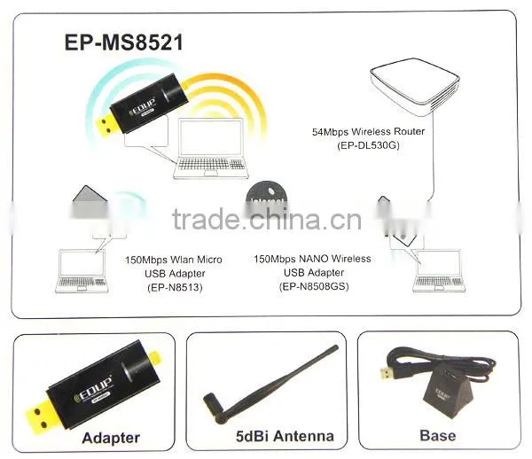 300Mbps WiFi High-Definition TV USB Wireless Adapter Lan Card