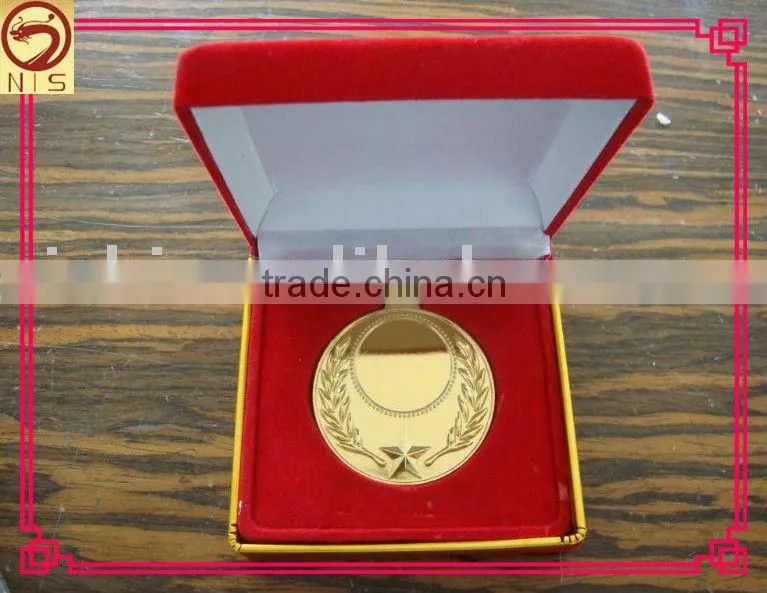hottest custom velvet wooden plastic medal box