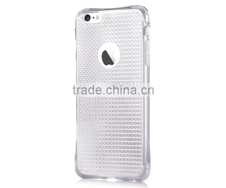 2016 Trending Products Vouni Glitter Anti Shock TPU Back Cover Phone Case for iPhone 6/6s