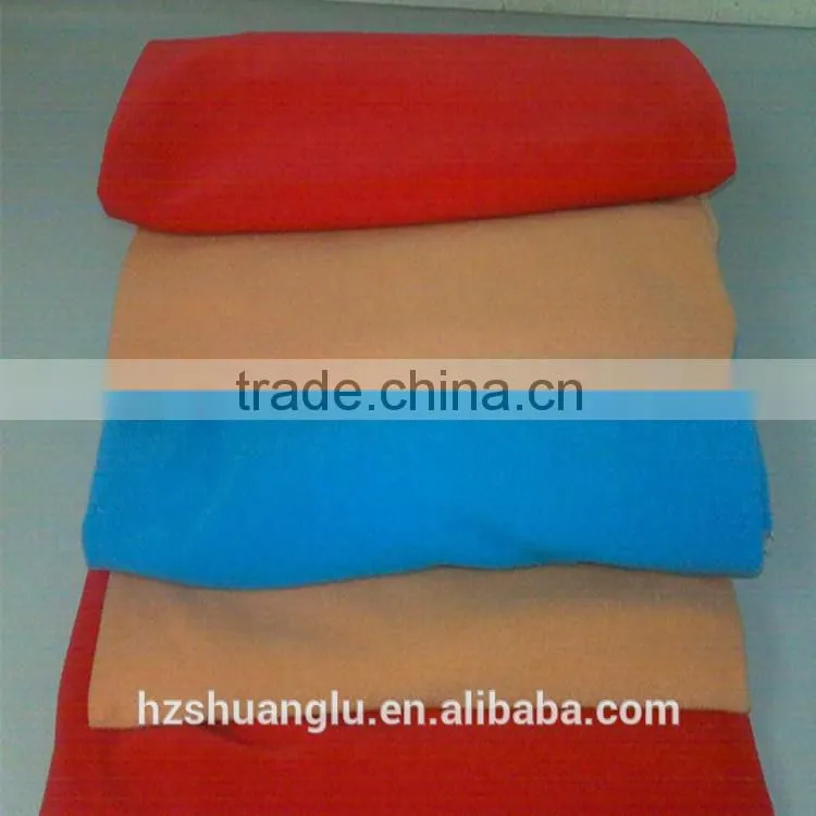100% polyester velvet brushed for sofa