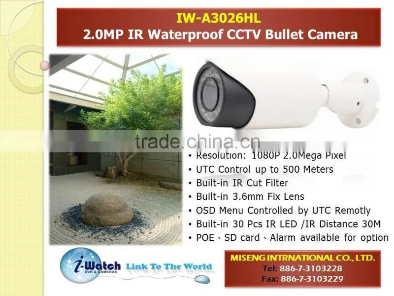IW-A3026HL 1080P Built in IR CUT Filter AHD Camera