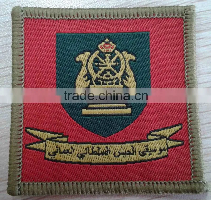 security epaulette woven patch/badge