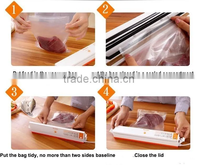 Popular Home use kitchen mini food saver vacuum sealer,food vacuum packaging machine,food vacuum packing machine
