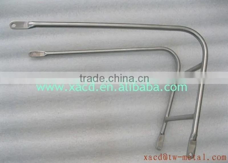 XACD Titanium BIKE rear rack with handing brush finished customed baggage rack titanium bicycle rear rack