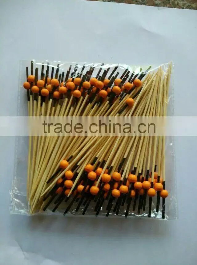craft bamboo fruit stick tooth pick Disposable Eco-Friendly fruit stick