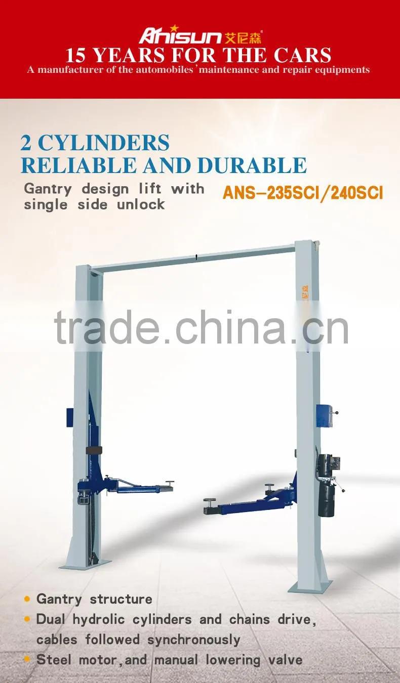 hydraulic car door lift lifting gantry used car garage lift for basement