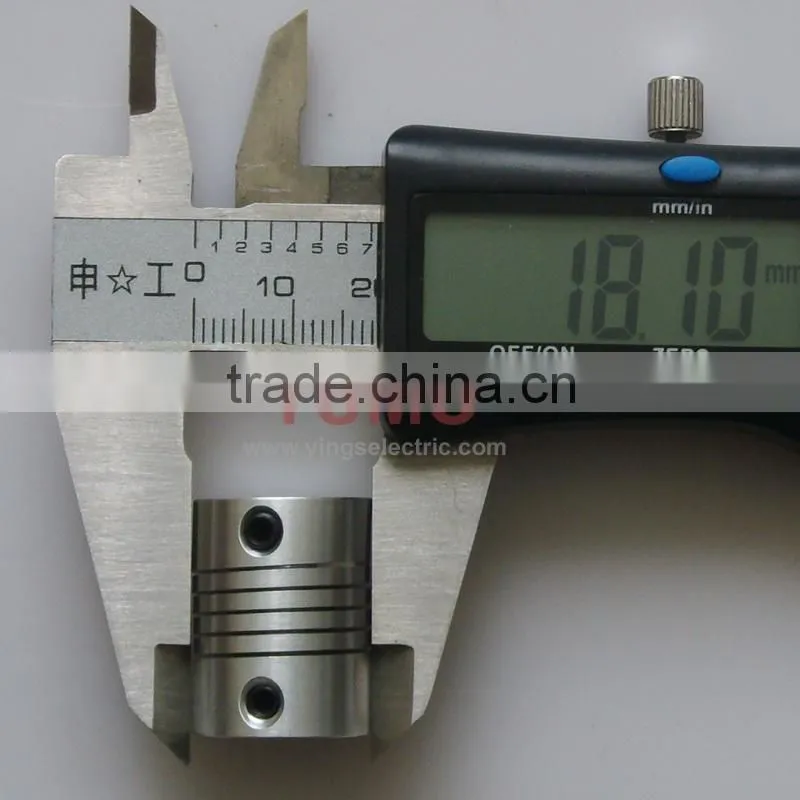 DR 8X6.35 D18L24 flexible coupling spring coupling quick rubber encoder coupling