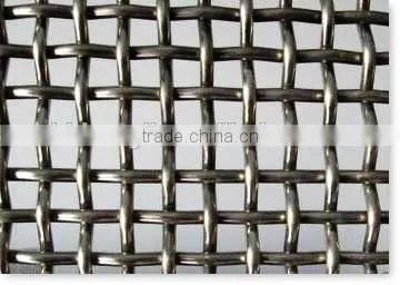 304/316L Stainless Steel Woven crimped wire mesh