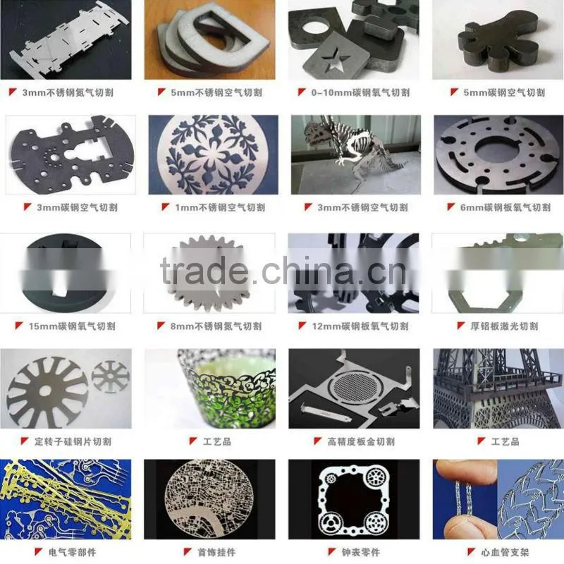 2000W 1000W Fiber Laser Cutting for Metal 1500X3000mm