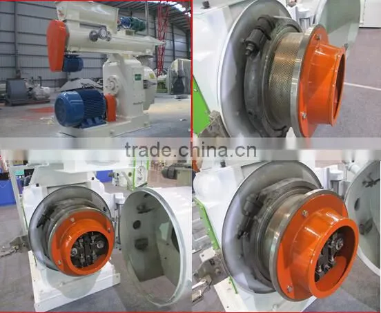 2016 Minimum ring die type animal feed pellet making machine with 1-2 tons per hour for pig cattle chicken feed making