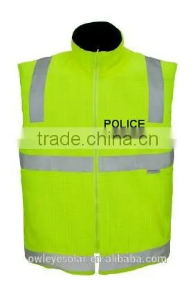 reversible safety jacket/safety reflective red jacket/green safety reflective jacket