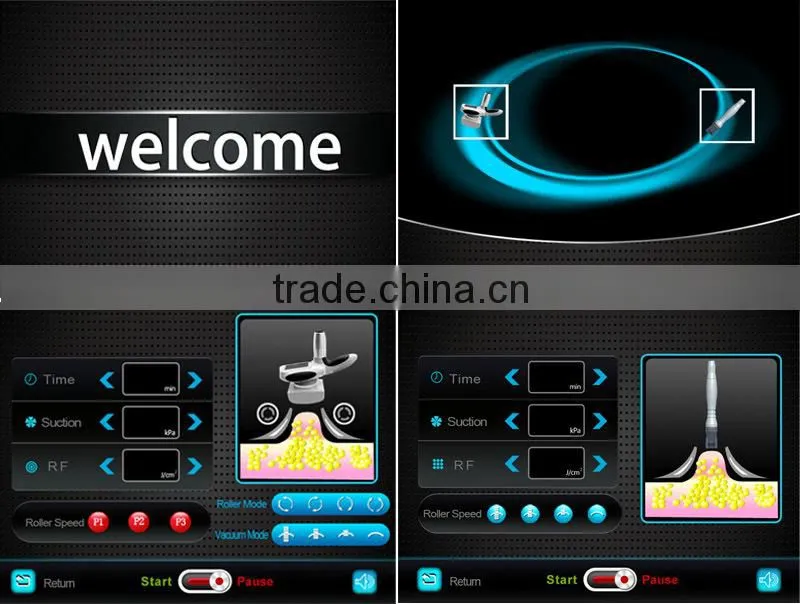 Reliable Body Shaping Machine Powerful Infrared RF Vacuum roller Slimming Devices